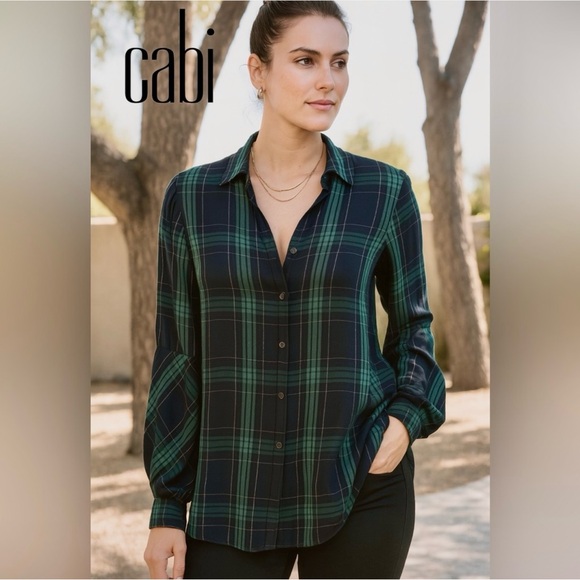 Cabi Big Sur plaid shirt - Picture 5 of 6